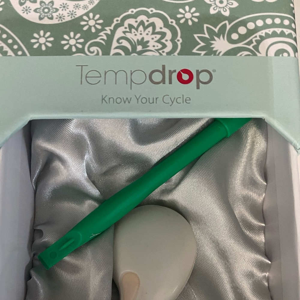 Tempdrop basal body thermometer + adjustable band